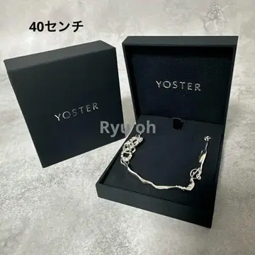 YOSTER 요스터 후카미 코우타 씨 착용 목걸이 실버 40cm