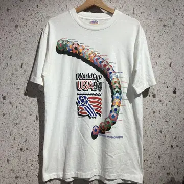 90s SOCCER WORLD CUP USA 1994 프린트 티셔츠