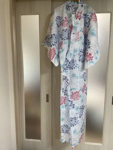 수국 패턴 유카타 - 여성용 -