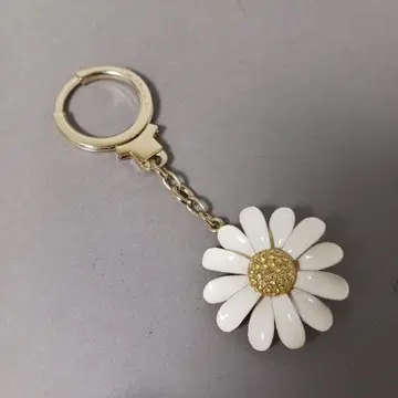 [고품질] kate spade 키링 데이지 플라워 골드