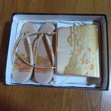 일본 의류용 백과 조리 세트 골드 계열