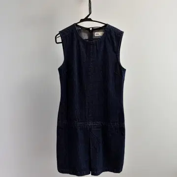 ZARA 다크 데님 슬리브리스 원피스