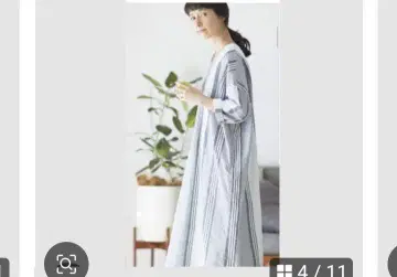 새상품급 써니클라우드 넉넉한 멀티 컬러 스트라이프 컬러 원피스