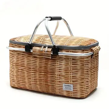 피크닉 바스켓 보온 보냉 바구니 백 레지 카고 44cm x 23cm