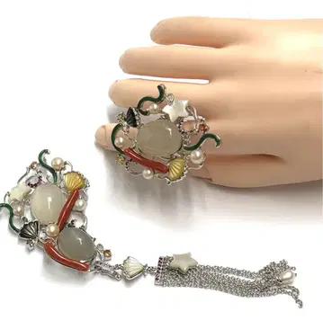 silver925 반지 브로치 세트 색석 20672711