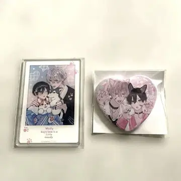 니메츠 늑대의 사랑은 조금 심술궂다 캔뱃지 & 아크릴 카드