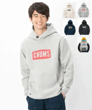 CHUMS 풀오버 후드티 페어 XL, S 크레이지 컬러