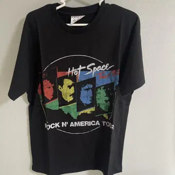 QUEEN Hot Space Tour 빈티지 티셔츠 M