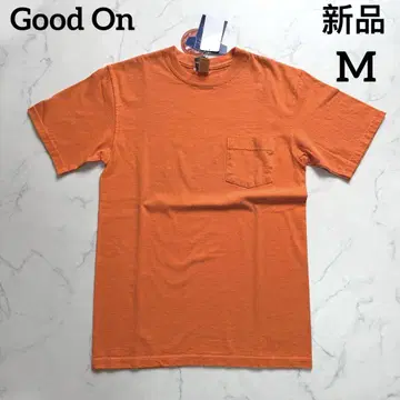 새상품 Good On 굿온 포켓 티셔츠 무지 면 100% M 사이즈