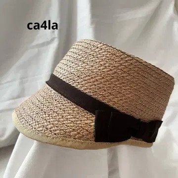 CA4LA *카시라* 밀짚모자 리본 헌팅 캡