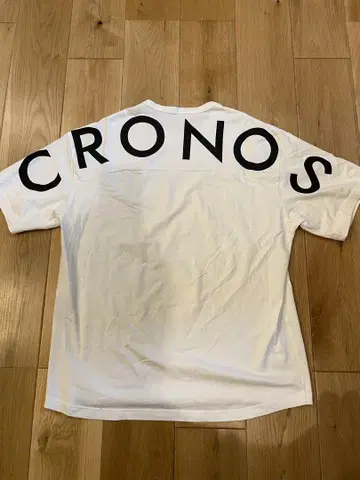CRONOS 화이트 티셔츠 사이즈 36(S)