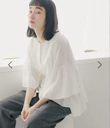 니코앤드 COMFORT 린넨 와이드 블라우스