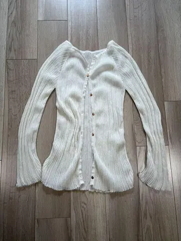 searoomlynn 시어 랜덤 RIB 가디건