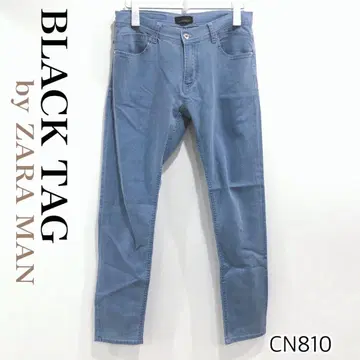 BLACKTAG 자라 맨 지퍼 플라이 스트레치 데님 청바지