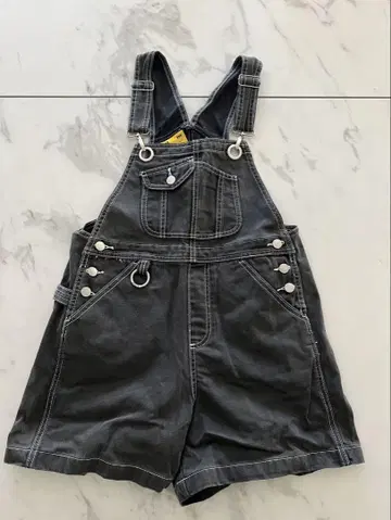 UNIF 오버롤 숏 팬츠