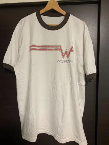 weezer 빈티지 T셔츠 L-XL 사이즈 화이트