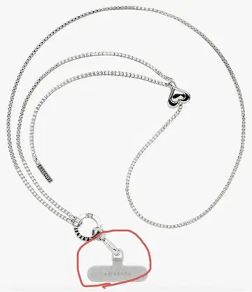 CASETIFY 케이스티파이 메탈 하트 스마트폰 숄더