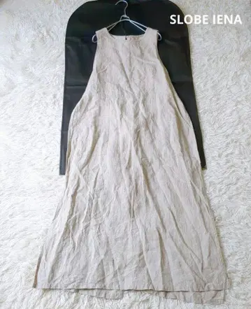 SLOBE IENA 슬로브 이에나 린넨 에이프런 리본 원피스 F