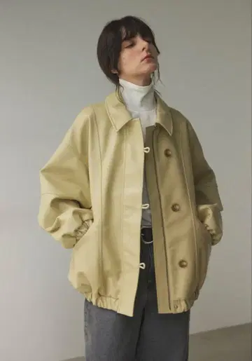 블랙 바이 무시 가죽 재킷
