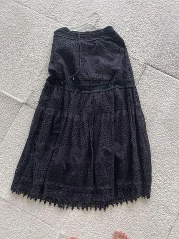 Melissa Odabash 블랙 롱 스커트 XS