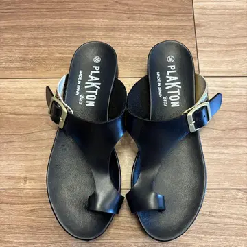 PLAKTON 블랙 플립플랍 36(23cm 상당)