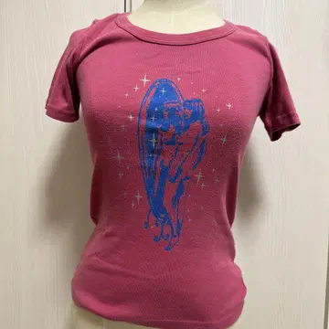Hysteric Glamour 반팔 티셔츠 버건디