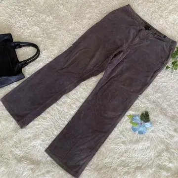 90s AIGLE 에글 슬랙스 다크 그레이 벨트 빅 사이즈 L