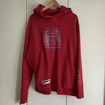 x-large 후드티 XL 빨간색