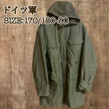 독일군 JEANS EXPRESS 밀리터리 모즈 코트 M-65 올리브