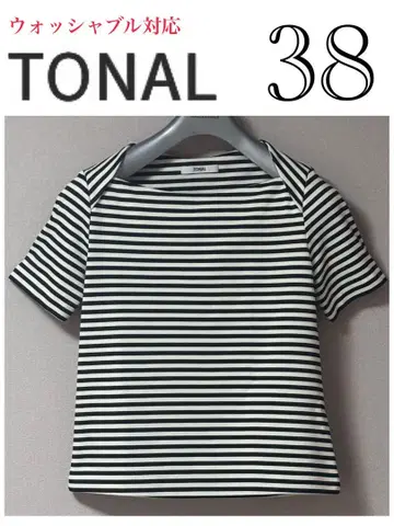 토날 TONAL 스트라이프 티셔츠 반팔 38
