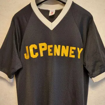 70sUSA 빈티지 JCpenny J.C. 페니 메쉬 링거 티셔츠