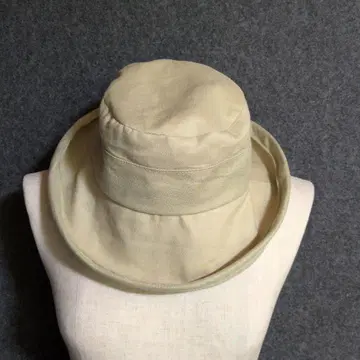 여성용 모자 베이지 버킷 햇 린넨 모자 항균 방취