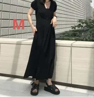 [미사용 새상품] 꼼뜨와 데 꼬또니에 레이온 롱 원피스