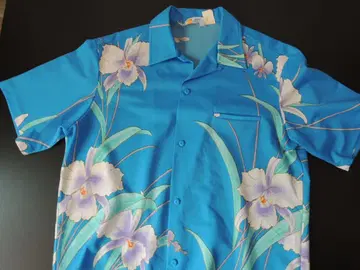 70's ANDRADE 반팔 알로하 셔츠 Hawaiian Shirt