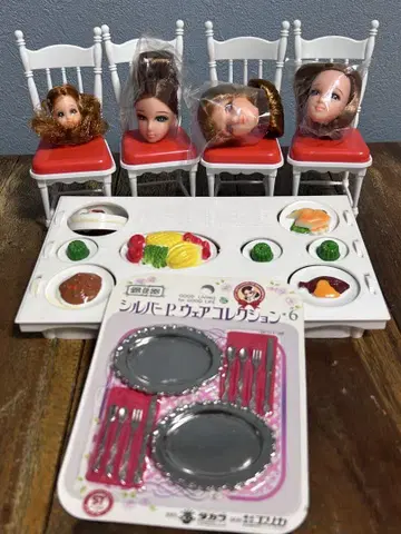 리카짱 레트로 모듬 세트 헤드 테이블