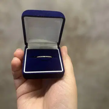 실버 다이아몬드 스타일 스톤 반지