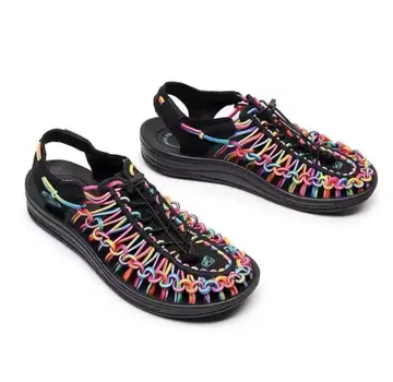 KEEN 컬러풀 스트링 스포츠 샌들 24cm