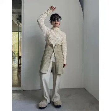 새상품급 Ameri VINTAGE KNIT CORSET SET PANTS