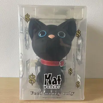 Kat Banker 고양이 저금통 오브제