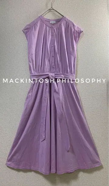 MACKINTOSH PHILOSOPHY 슬리브리스 원피스 라벤더