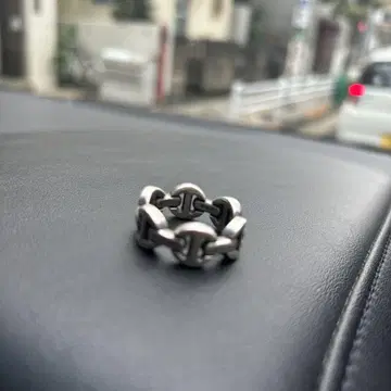 실버 체인 링크 반지