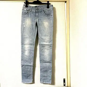 GAS JEANS EDITION 라이트 블루 스키니 청바지