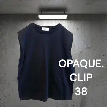 OPAQUE.CLIP 오파크 클립 탑 슬리브리스 티셔츠