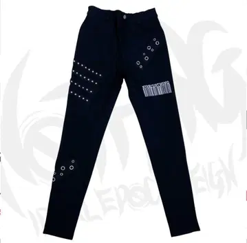 NieR studs 스타일리시 팬츠