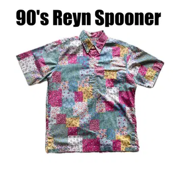 90's Reyn Spooner 알로하 셔츠 레인 스푸너