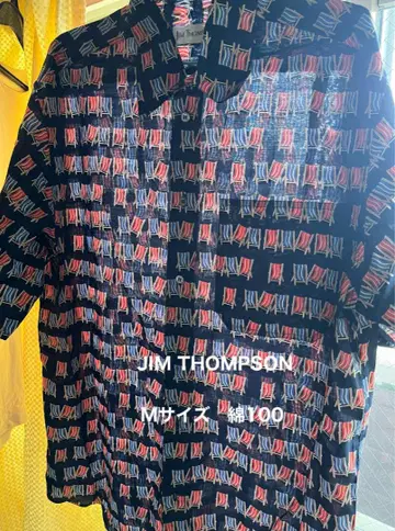 남성용 반팔 캐주얼 셔츠 JIM TOMPSON 리조트웨어