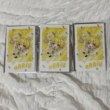 아키 BIRTHDAY GOODS 2025 포토 카드 amptak