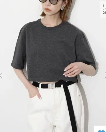 SLOBE IENA 슬로브 이에나 사이로스팬 컴팩트 티셔츠
