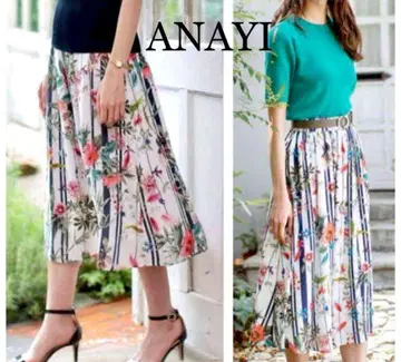 아나이 ANAYI 보타니컬 플라워 스커트