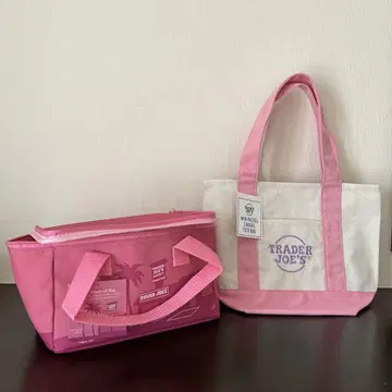 토레다조 미니 토트 미니 보냉 백 핑크